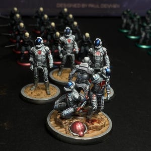 Paint Service for Dune Imperium: Uprising Deluxe expansion, realistic style and customizable with Insert boxes