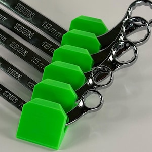 Magnetic ICON S-Wrench Organizer | Angled 5-Piece 3D Printed Tray