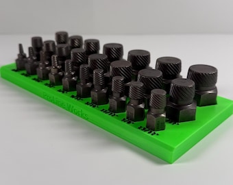 ICON 25-Pc Screw Extractor Organizer - Magnetic Toolbox Holder, 3D Printed