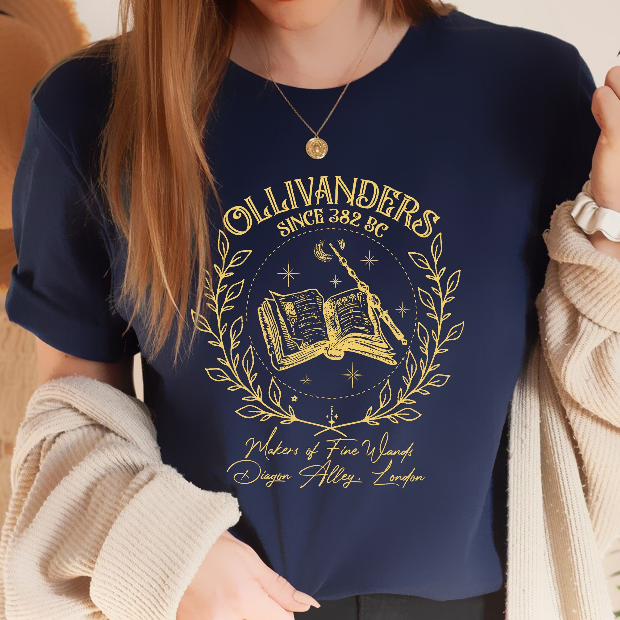 Ollivanders Wand Shop Shirt, Wizard Book Shop Sweatshirt, Wizard Shirt ...