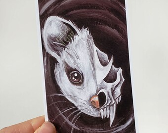 Opossum Illustration Etsy