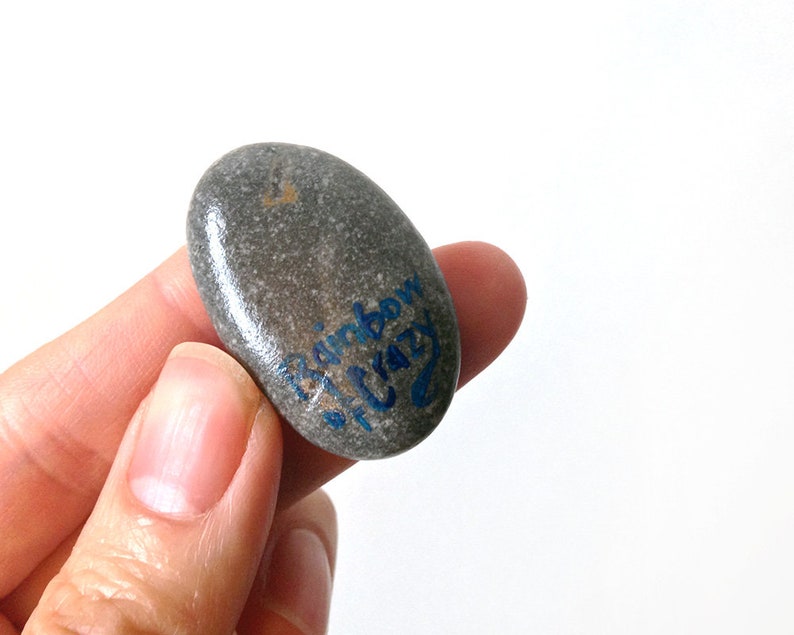 Animal Art Beach Stone Sympathy Gift Pet Loss Angel Pendant Painted Rock Abyssinian Cat Necklace Pet Memorial Cat Portrait