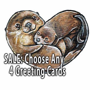 VENTE : lot de 4 cartes, choisissez la vôtre, assortiment de cartes, message personnalisé, joyeux anniversaire, je t'aime, saint valentin, pour propriétaire d'animal de compagnie