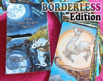 Animism Tarot Deck: Borderless Edition, Animal Totem Divination