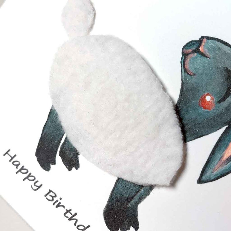 Funny Card, Black Sheep Card, Happy Birthday To Ewe, Farm Animal Print, Custom Message, Blank Card, Personalized Text, Kids BDay Card image 2