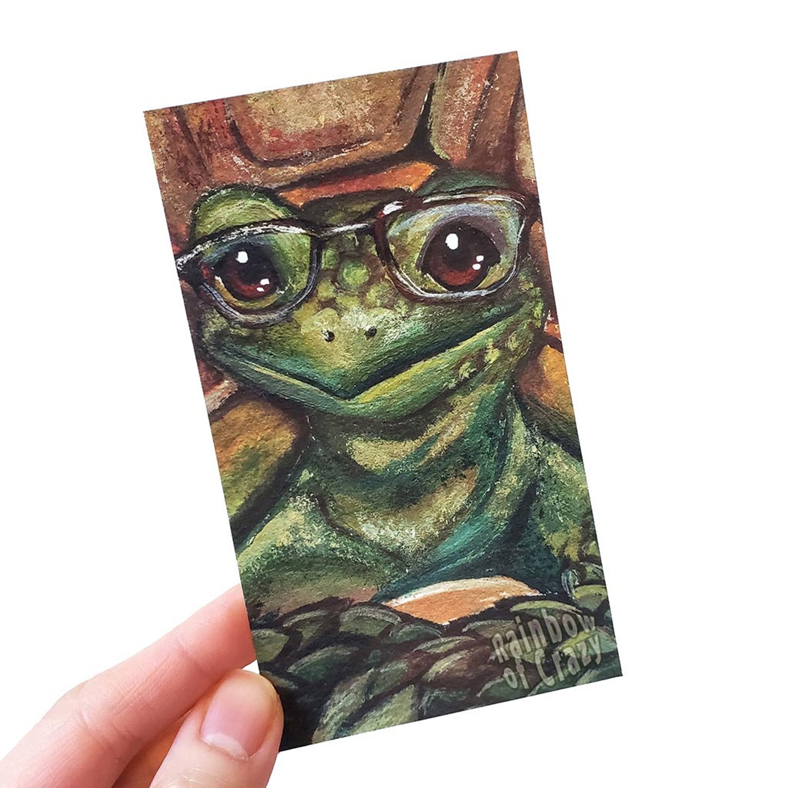 SALE: Tortoise Art Mini Print Nerdy Gift for Animal Lovers - Etsy