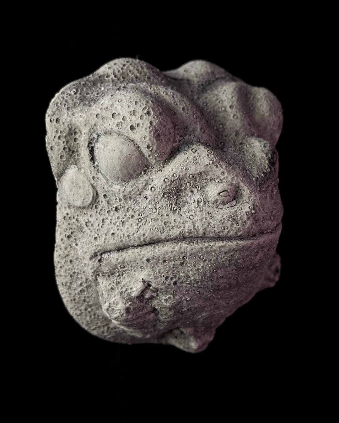 Handmade Concrete Wall Frog Toad Sculpture Goblin Amphibian Gargoyle ...