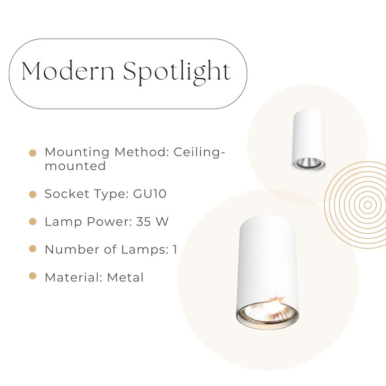 Spotlight Socket Types Black or White Ceiling Spot Lights: GU10 Track Lighting and Kitchen ...