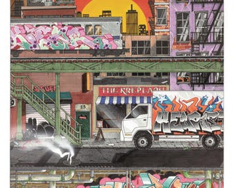 Graffiti print - Limited to 100