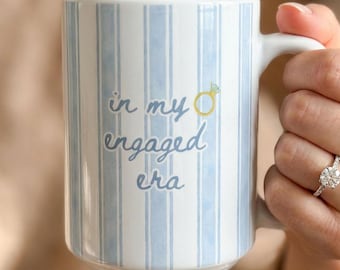 In My Engaged Era Mug - Engaged Mug, Engagement Gift, Bride to Be Gift, Newly Engaged Gift - Future Mrs Mug - Bridal Shower Gift for Bride