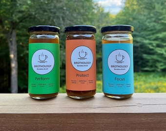 Savory Vegan Electrolyte Drink in Glass Bottles | Plant-Based Hydration | 8 oz | 6 Pack