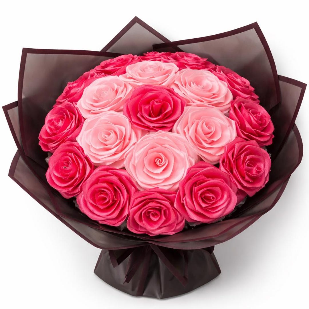 Rose Bouquet “eternal Love” – Pink & Rosé - Etsy