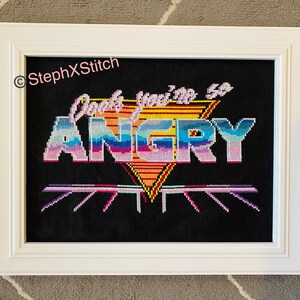 PATTERN Oooh You're So Angry Lisa Rinna Quote RHOBH Real Housewives of Beverly Hills Reality Tv Instant Download PDF image 6