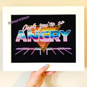 PATTERN Oooh You're So Angry Lisa Rinna Quote RHOBH Real Housewives of Beverly Hills Reality Tv Instant Download PDF image 5