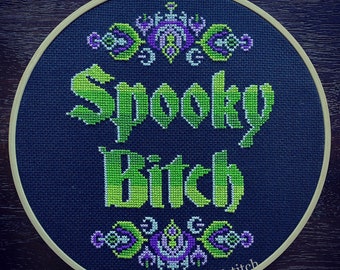 PATTERN Spooky Bitch Instant Download PDF