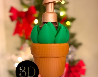 3D-printad tvålhållare för suckulentbruk, Bath & Body Works skumtvålsdispenser