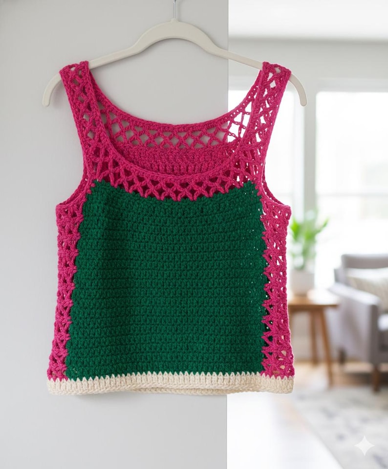 Paquete de 52 patrones de ropa de crochet para mujer • Conjuntos de blusas, vestidos, cárdigans y faldas de estilo hecho a mano imagen 12