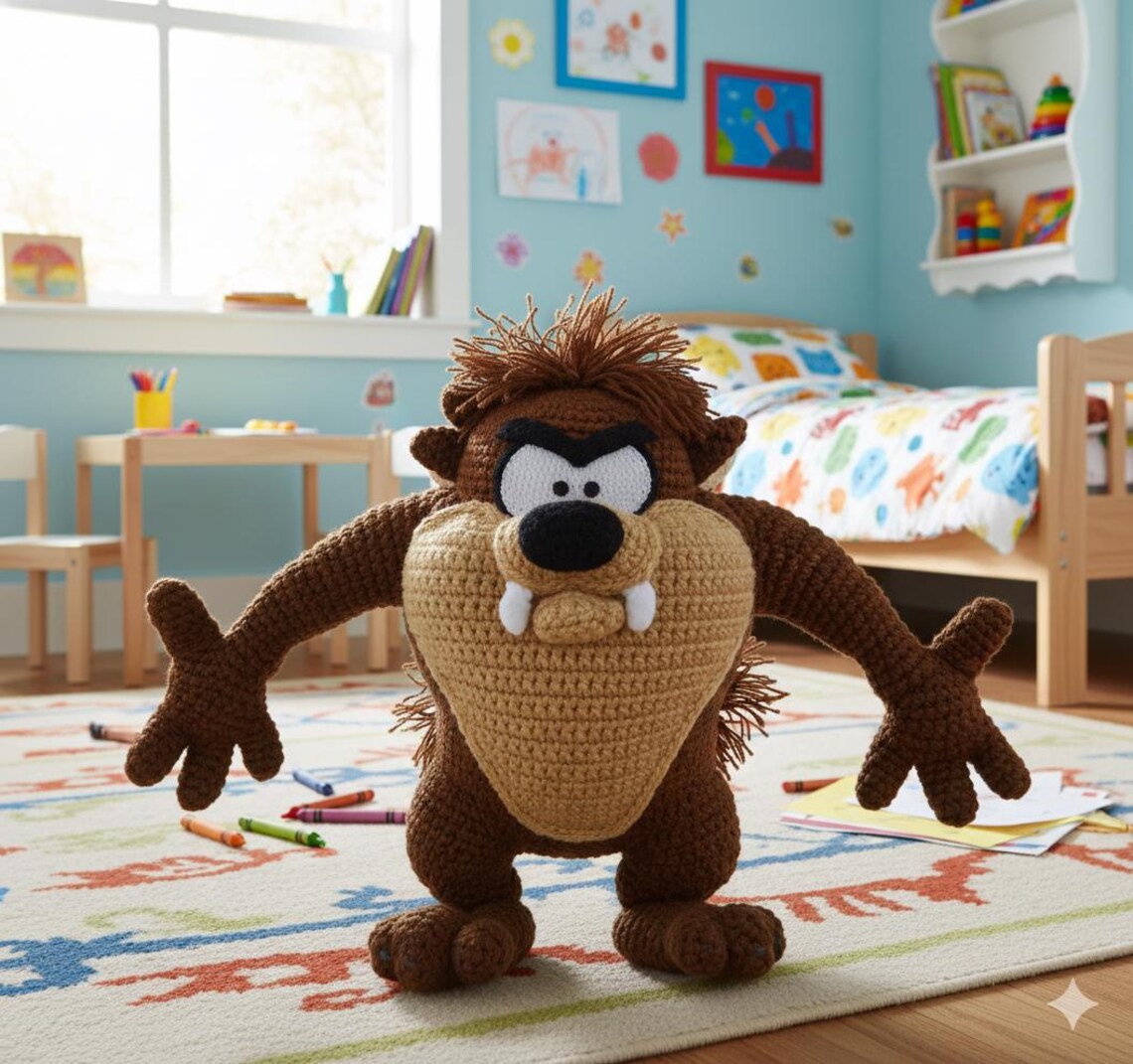 Cartoon Character Amigurumi Crochet Pattern PDF – Cute Plush Toy ...