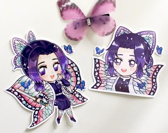 Shinobu sticker, Butterfly Slayer Anime Sticker,