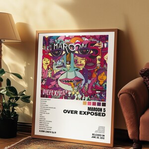 maroon 5 overexposed poster