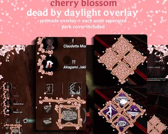 Sakura Cherry | HUD Decoration Dead by Daylight | Stream | Streaming | Pink | Cute | Pastel | Streamer Graphics  | HUDSIGHT | Perk Covers