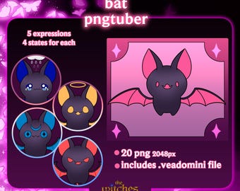 Bat PNGtuber para streaming