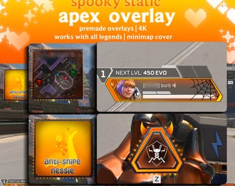 Spooky Wattson Apex Legends Overlay | Minimap Cover | For Gamers and Streamers