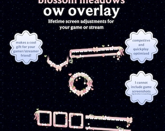 Blossom Meadows OW HUD Overlay | For Gamers and Streamers
