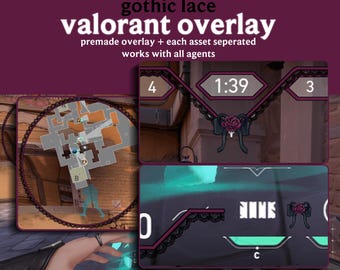 Gothic Lace HUD Valorant Overlay | In-Game Overlay | Hudsight