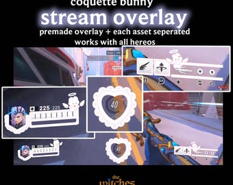 Superposición de vigilancia del HUD de Mercy Coquette Bunny / HUDSIGHT