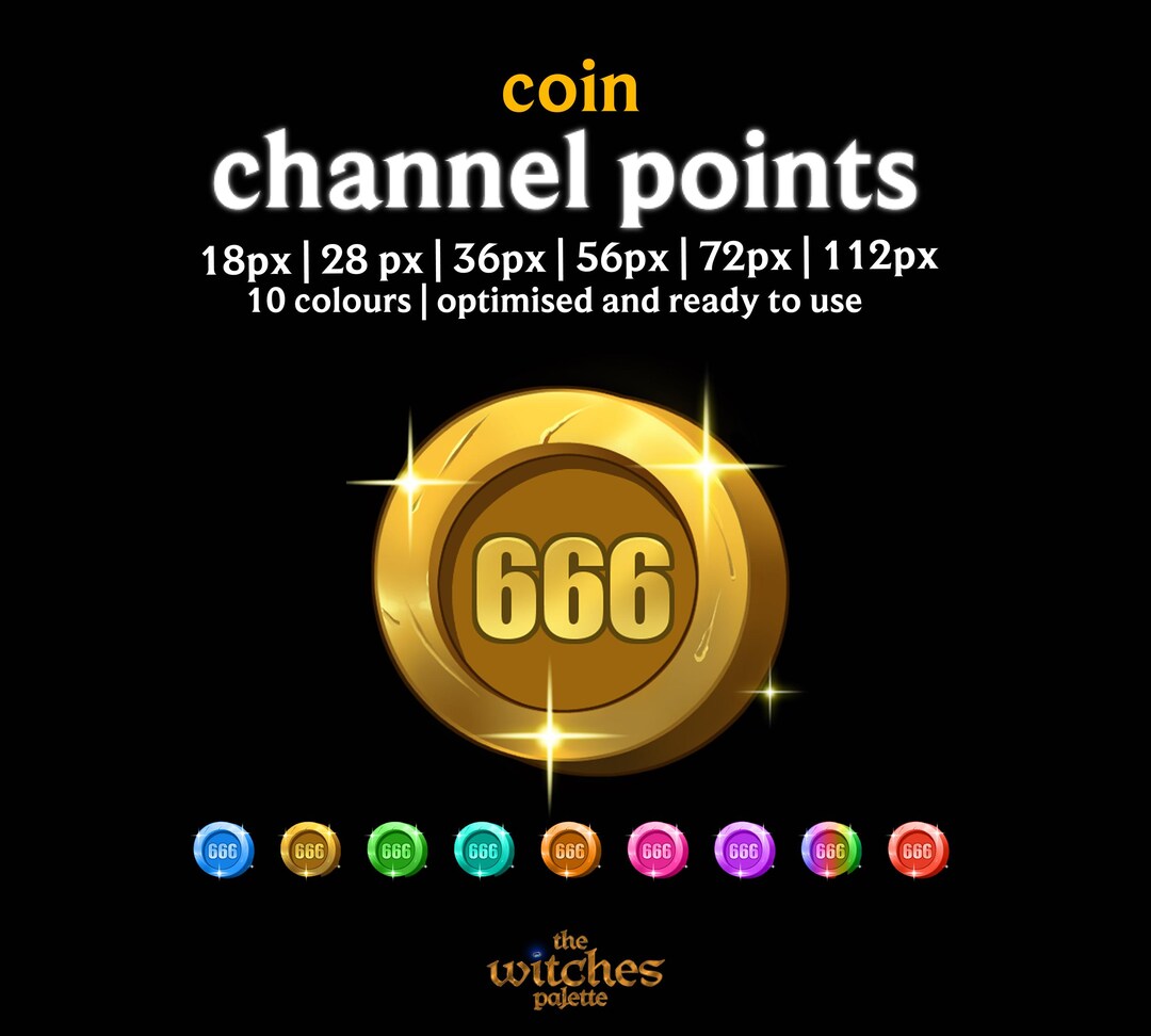 666 - Symbolic Angel Number Coin | Channel Points - Etsy