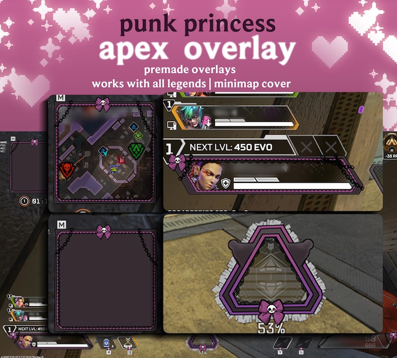 Punk Princess Apex Legends Overlay - Etsy