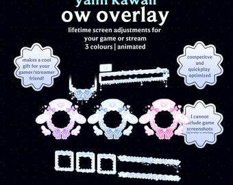 Yami Kawaii OW HUD Overlay | For Gamers and Streamers