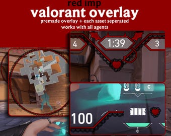 Red Imp HUD Valorant Overlay | In-Game Overlay | Hudsight