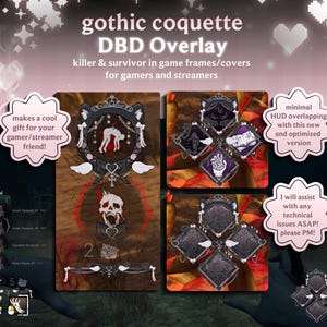 Gothic Coquette DBD-överlägg | För spelare och streamers
