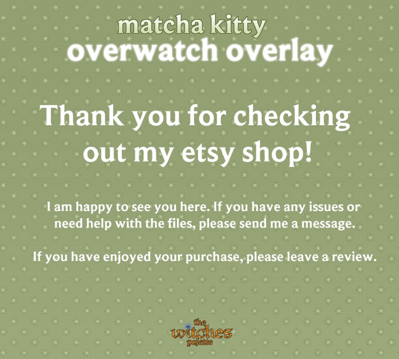 Matcha Overlay Rivals Matcha Kitty HUD Overwatch Overlay | HUDSIGHT - Etsy
