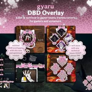 Gyaru DBD-överlägg | För spelare och streamare