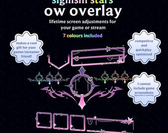 Sigilism Stars OW HUD Overlay | For Gamers and Streamers