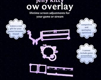 Jelly Kitty OW HUD Overlay | For Gamers and Streamers