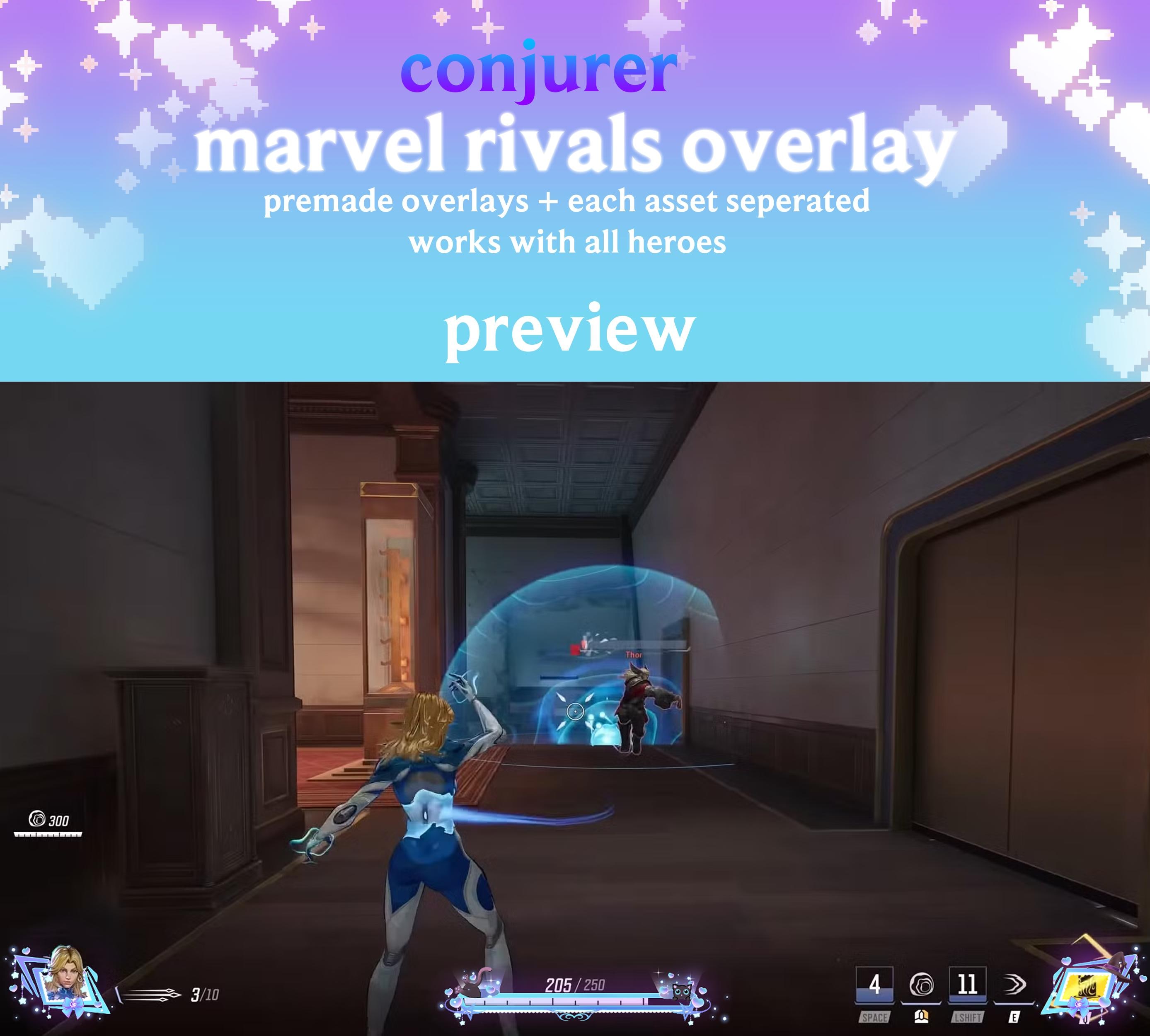 Marvel Rivals Hud Layout Conjurer HUD Marvel Rivals Overlay | In-game Overlay | Hudsight - Etsy