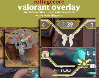 Cottagecore Fairy Frog HUD Valorant Overlay | In-Game Overlay | Hudsight