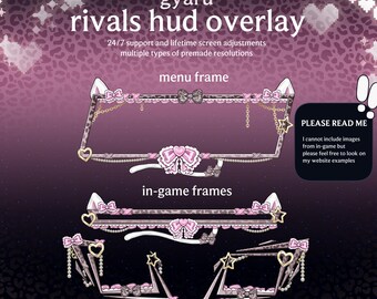 Gyaru HUD Rivals Overlay | In-Game and Menu Overlay | For Gamers and Streamers | For Gamers and Streamers
