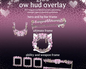 Gyaru OW HUD Overlay | For Gamers and Streamers