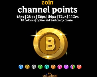 B Letter Coin | Alphabet | Channel Points