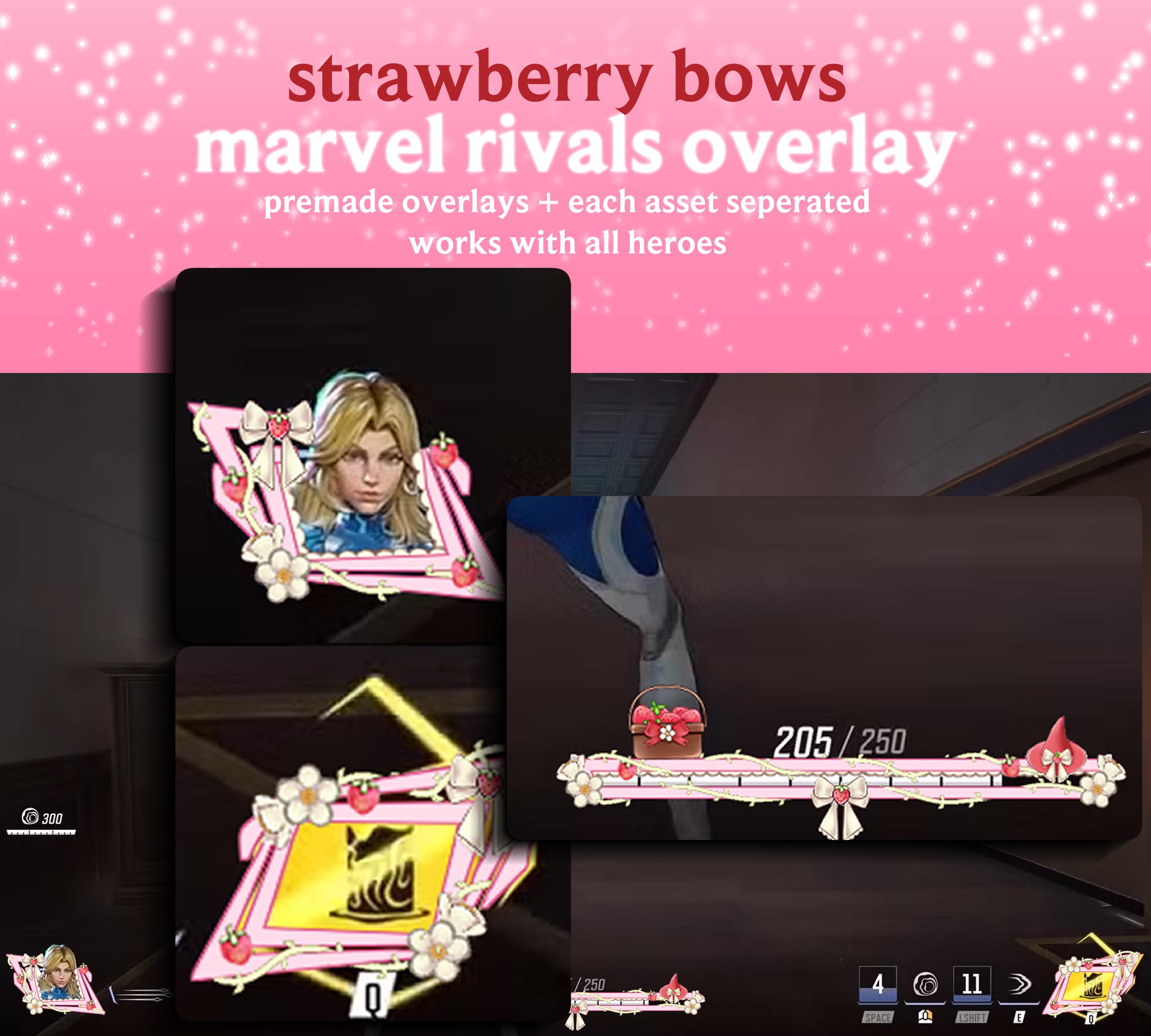 Marvel Rivals Hud Layout Strawberry Bows HUD Marvel Rivals Overlay | In-game Overlay | Hudsight ...