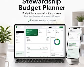 Planificateur de budget personnel | Application confessionnelle de budgétisation base zéro | Suivi des dépenses (téléchargement numérique)