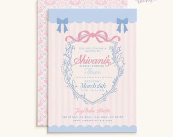 Princess Birthday Invitation | Fairytale Fairy Tale Theme (Digital Invitation)