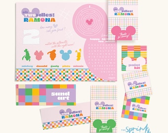 Bright & Fun Mouse Club | Digital Party Bundle | Digital Files Only