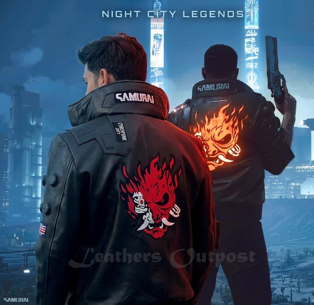 Cyberpunk samurai jacket - Etsy 日本
