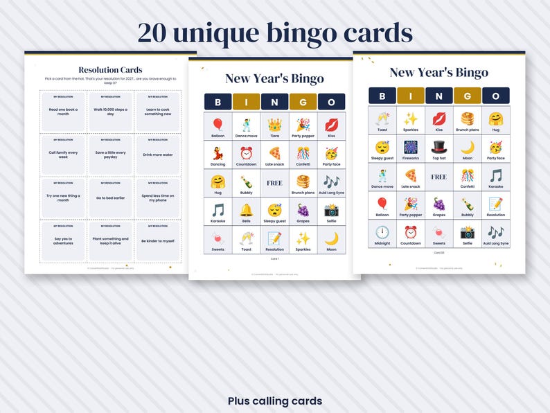 2027 New Year's Eve Party Games Bundle, Printable Trivia (Digital Download) image 4